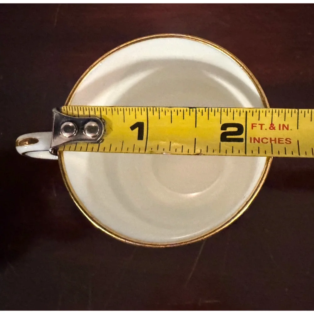 Antique Minton For Tiffany & Co Demitasse Cup Cobalt Blue Gold Band